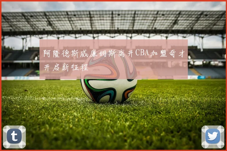 阿隆德斯威廉姆斯离开CBA加盟奇才开启新征程